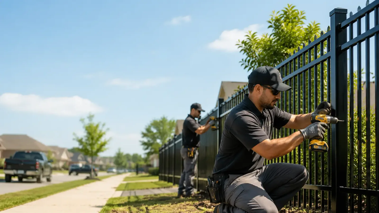 Metal Fence Installation in Brownstown, IN